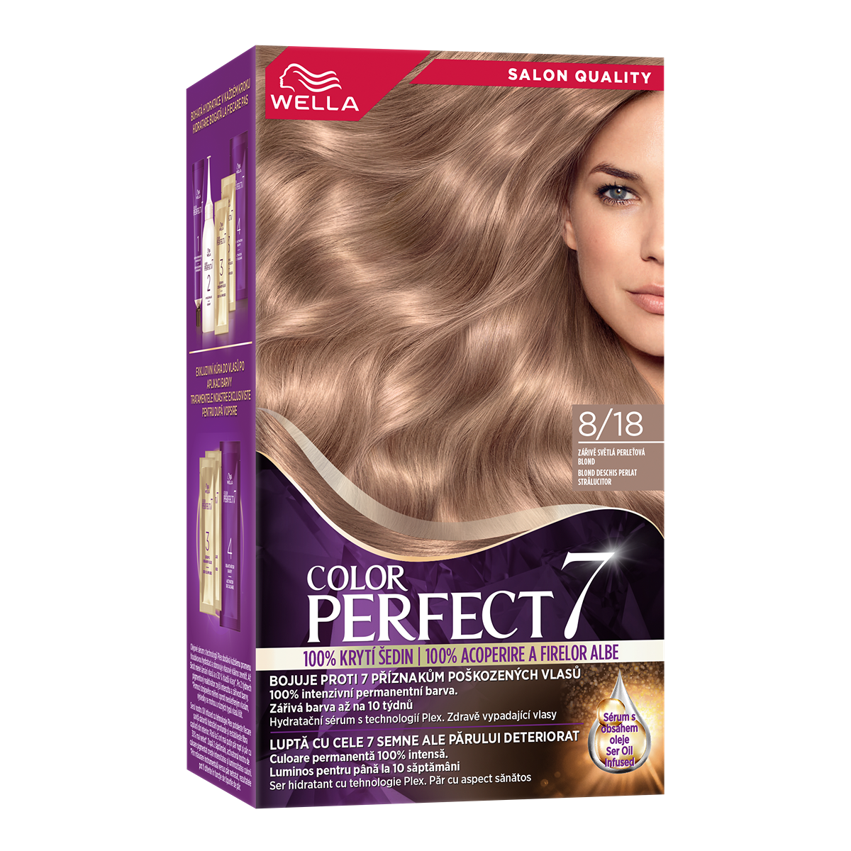 COLOR PERFECT 7, vopsea de par, nuanta saten mediu, nr 4/0 - Imagine 5