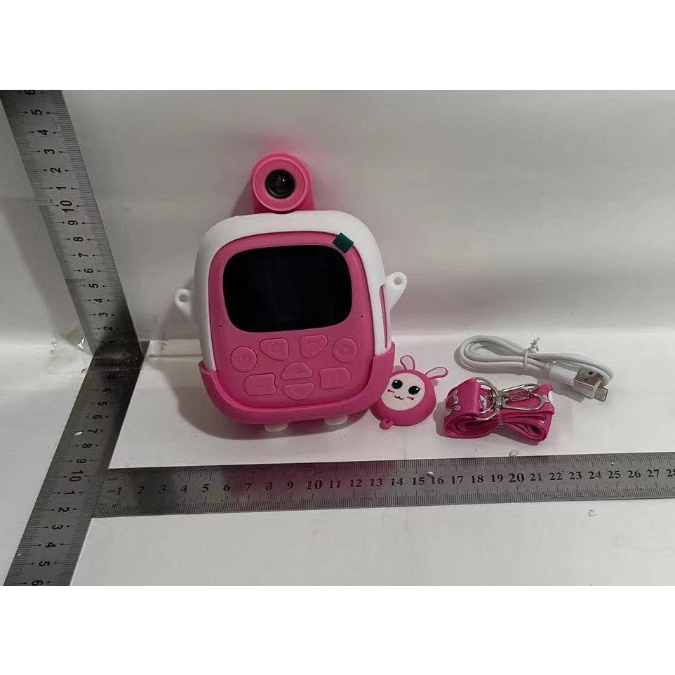 Camera Instantanee Copii Flippy, Model Iepure, Roz - Roz - Frontala (5) [ps:eb2b723e-602b-4fe2-9be8-c3d8c855cbaa]