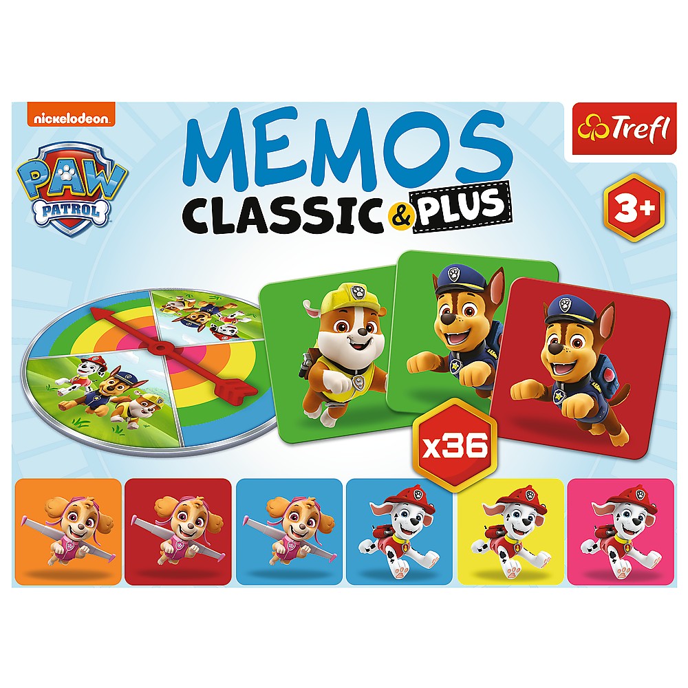 JOC MEMOS CLASSIC PLUS PATRULA CATELUSILOR Trefl - Imagine 5