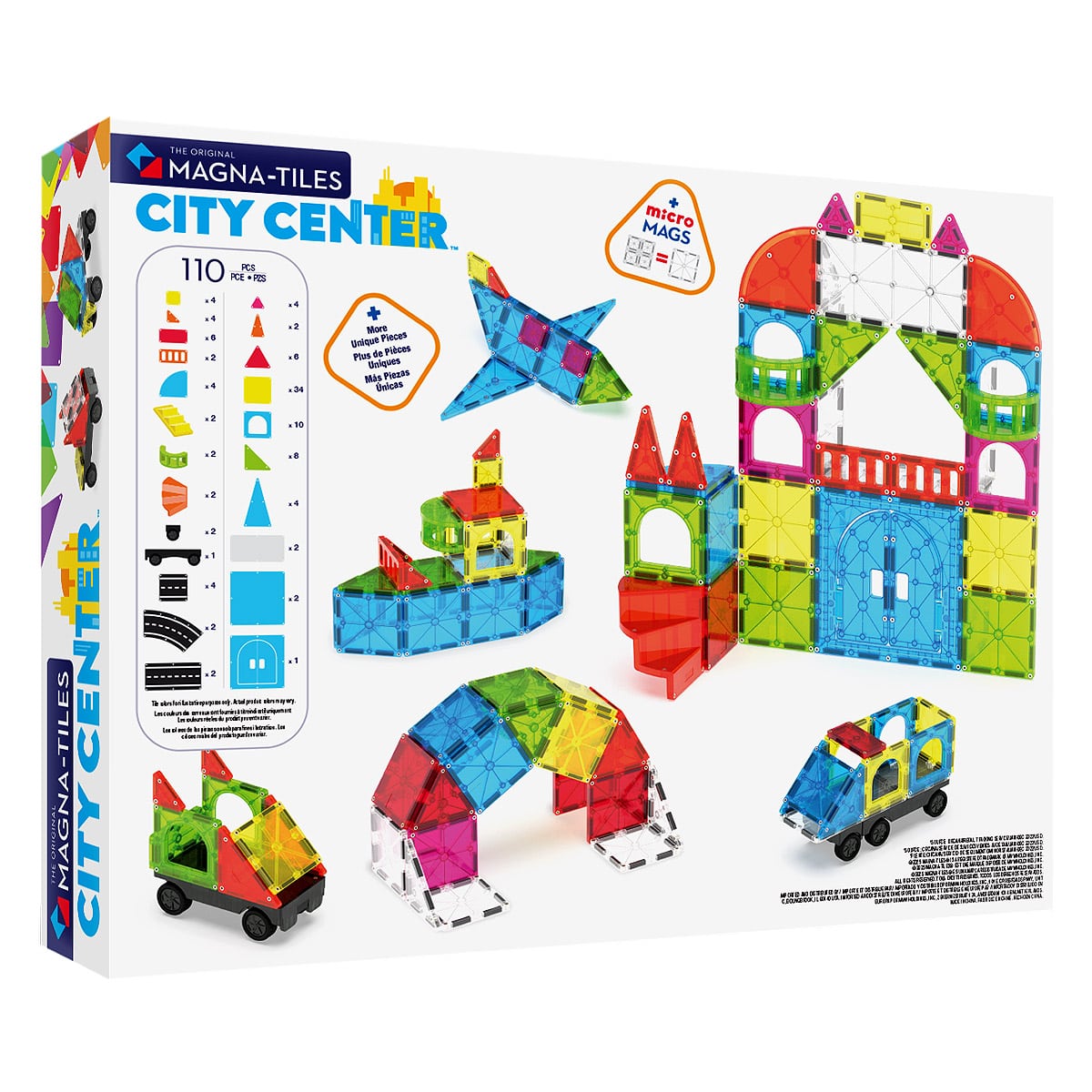 MAGNA-TILES City Center - Set Jucării Magnetice, 110 Piese - Default Title (5) [ps:92e652d1-9c81-4cfd-8aae-dd81fbfe245e]