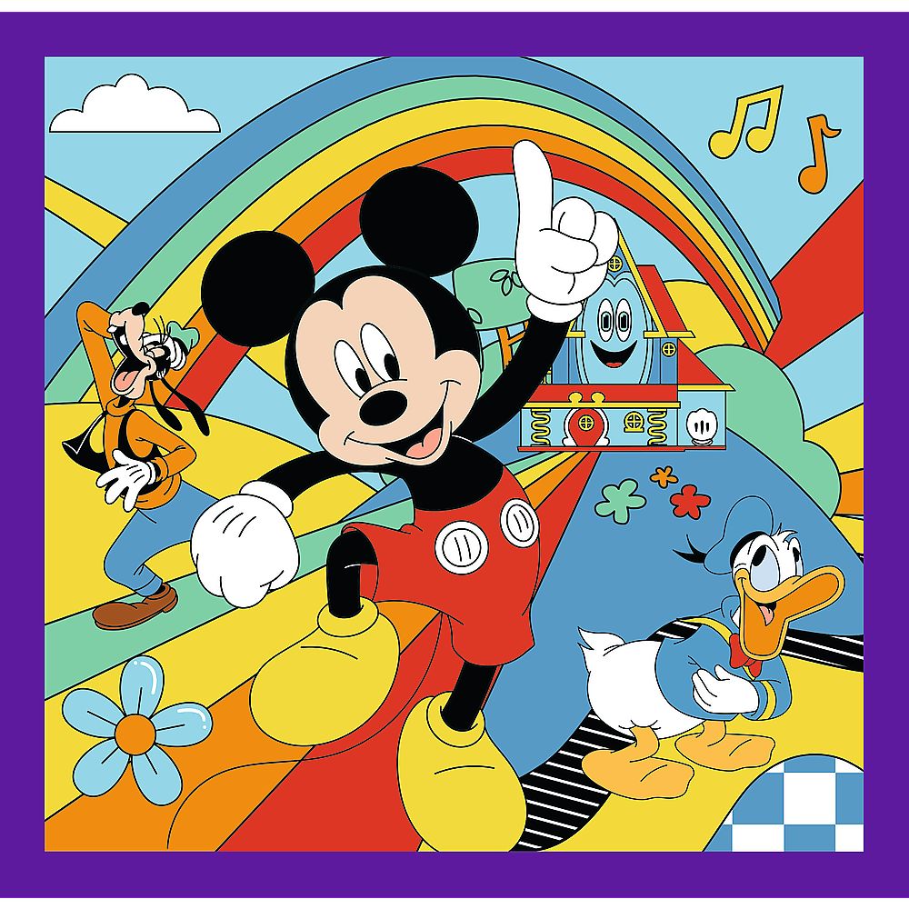 PUZZLE TREFL 3IN1 MICKEY MOUSE SI PRIETENII MICKEY SI - Imagine 2 [ps:3e214dd2-5e92-4edf-b402-f571ee56e349]