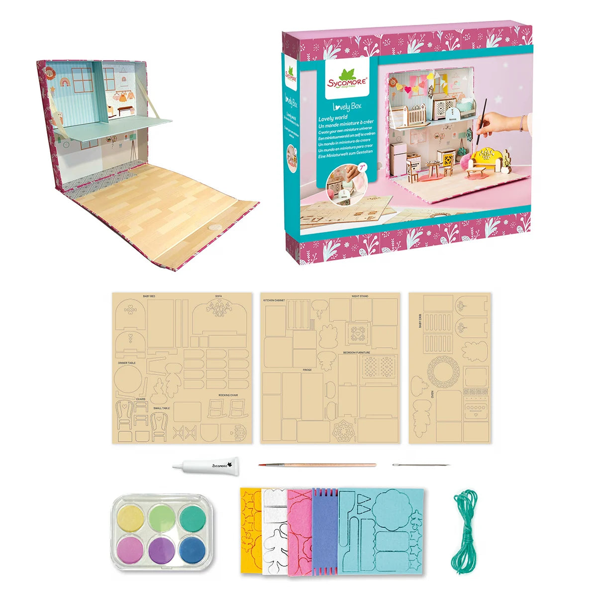 Set Creativ Căsuța cu Mobilier Sycomore - Jucărie Miniatură - Default Title (5) [ps:4f418577-4290-4a15-bbe5-a87ed08fe885]