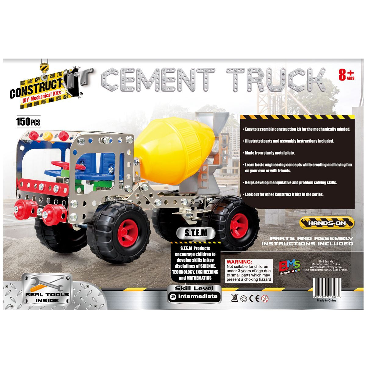 Kit STEM Betoniera, nivel intermediar Construct It - Imagine 2 [ps:c8a2c31a-4f9f-46e2-9dbe-dd739dd15a0e]