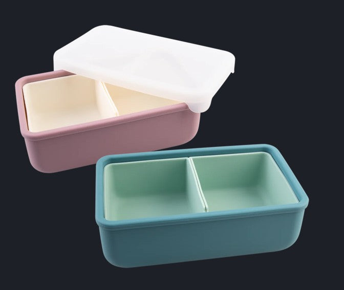 CUTIE PRANZ BENTO CU COMPARTIMENTE DETASABILE, MELII, SAGE CACTUS FERN [ps:87ce5eb4-bc7d-4cfa-8c98-a3251e648b5d]