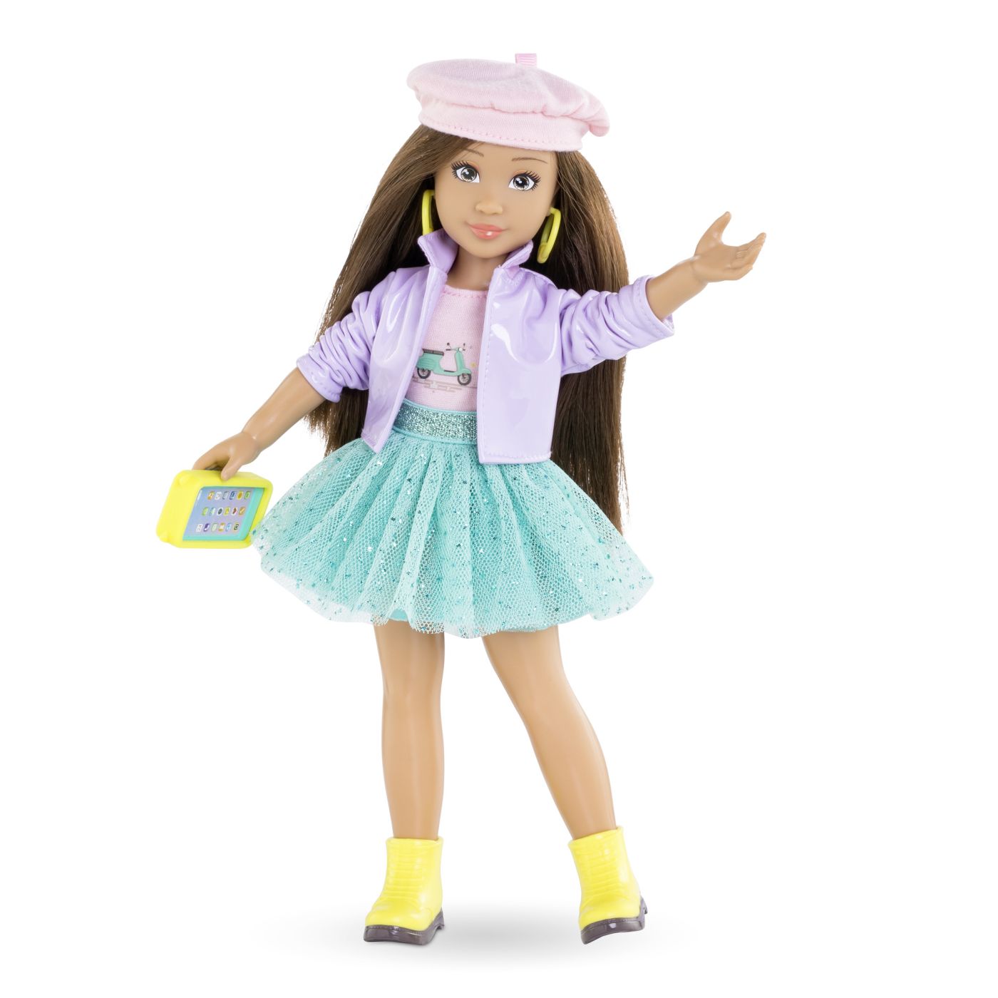 COROLLE SET SAPTAMANA MODEI LA MILANO PAPUSA LUNA 28CM Simba - Imagine 5