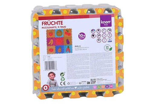 Covoraș Puzzle Fructe Knorr Toys, 9 piese, Spumă EVA - Default Title (5) [ps:d8161b06-80ec-4872-b667-263d0f426fd6]