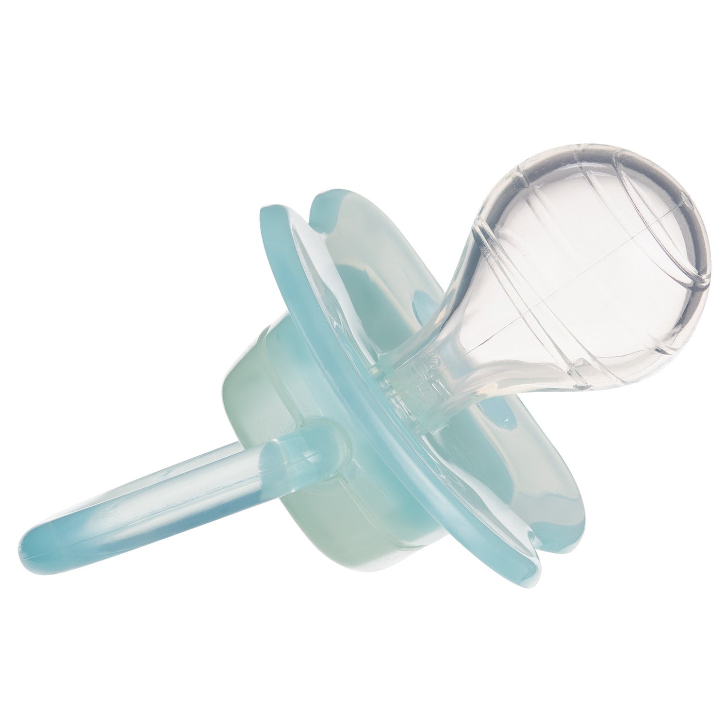 Suzeta rotunda din silicon 0-6M LOVE and SEA, 1buc - Albastru