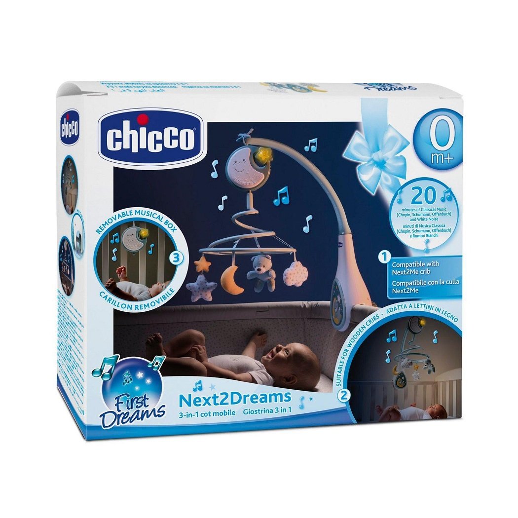 Carusel muzical Chicco Next 2 Dreams, Bleu, 0luni+ - Bleu (5) [ps:9f4c448b-797d-4ed6-822a-deb9f60adf41]