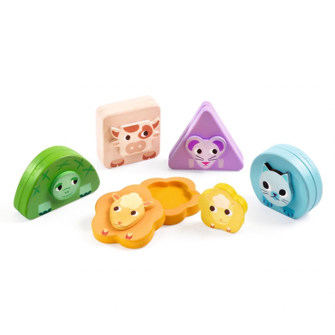 Jucarie educativa bebe Kimami Farm, Djeco - Imagine 5 [ps:d10521e3-6901-4bcb-8311-169d804cb3a6]