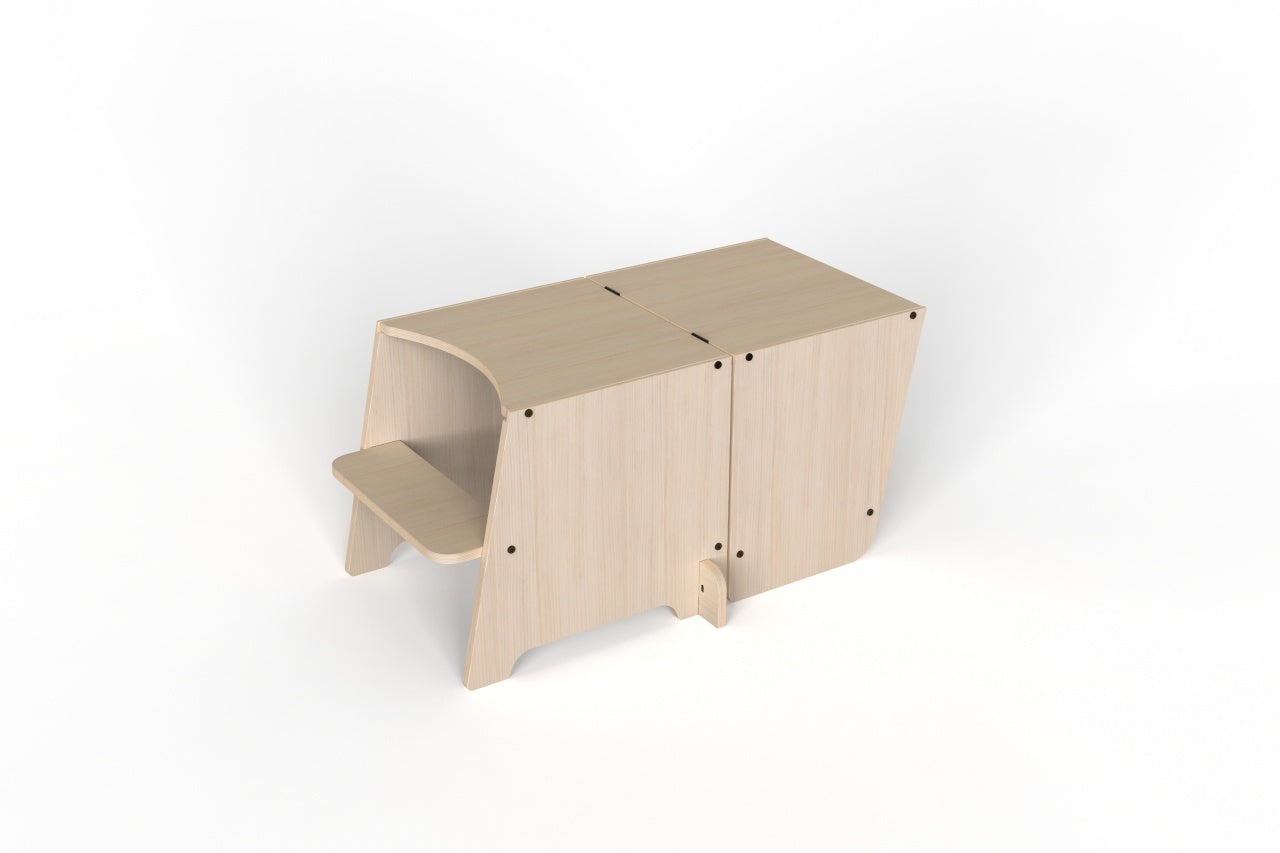 Turn de invatare multifunctional Kule Bend, Natur, MamaToyz - Imagine 5