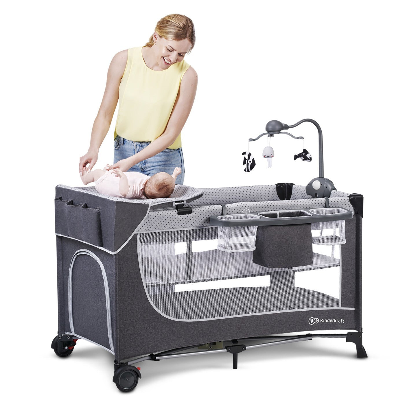 PATUT DE CALATORIE KINDERKRAFT LEODY, CU ACCESORII, GREY - Imagine 8 [ps:a02c3af0-3b31-4a0e-b786-8877dc68f3f0]