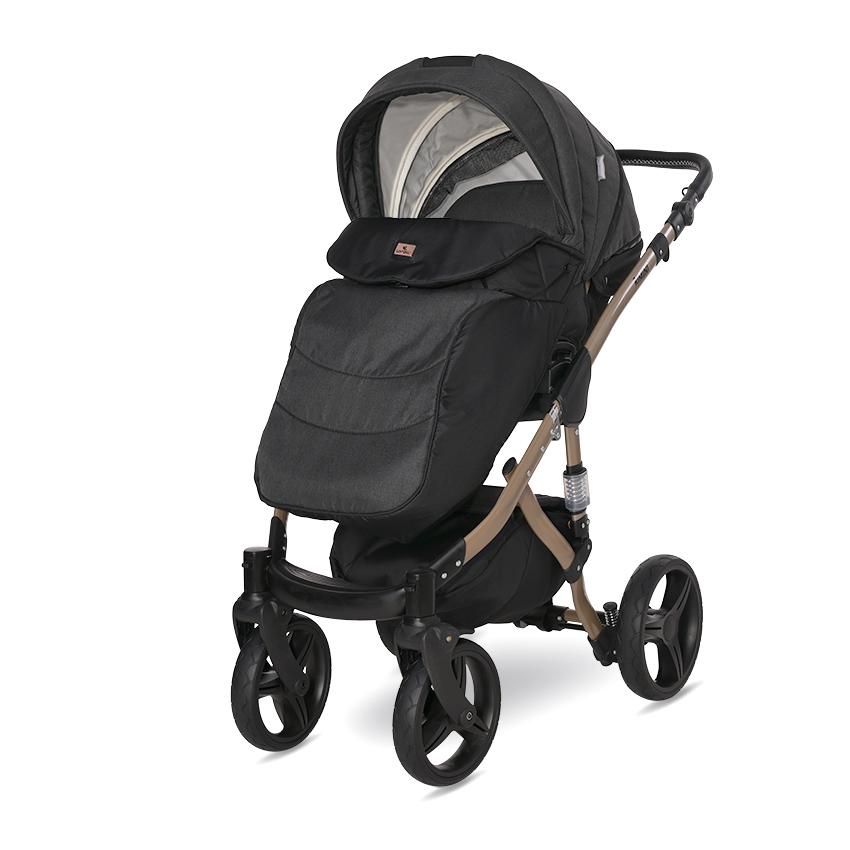 Cărucior Set Lorelli Rimini Premium, Galben-Negru - Negru (5) [ps:3abf0b58-e882-483e-b170-ecfad6949685]