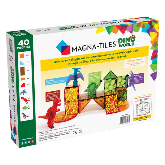 MAGNA-TILES Dino World - Set Magnetic 40 Piese - Default Title (5) [ps:1c28b77e-a380-4f04-8e89-734a79b2c949]
