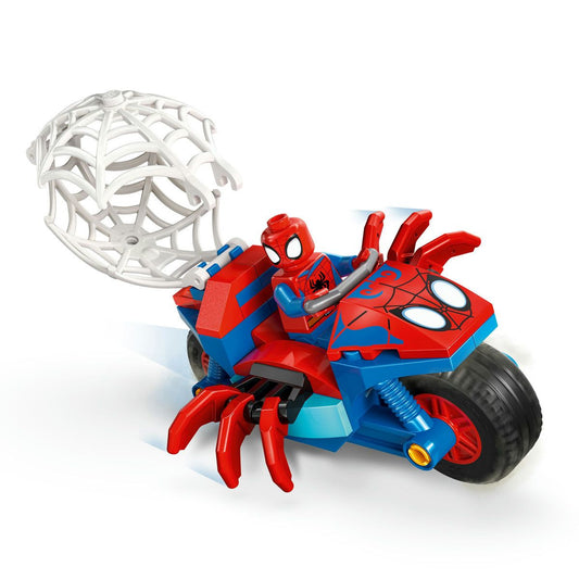 LEGO MARVEL SPIDEY PE MOTOCICLETA VS RHINO 11206 - Imagine 5