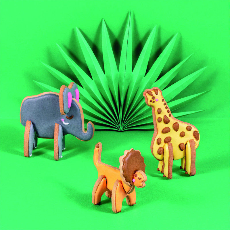 Set de forme de biscuiti Safari 3D, Chefclub kids [ps:c6c7b4a0-a269-4b1e-9c6d-3383ce1ecc99]