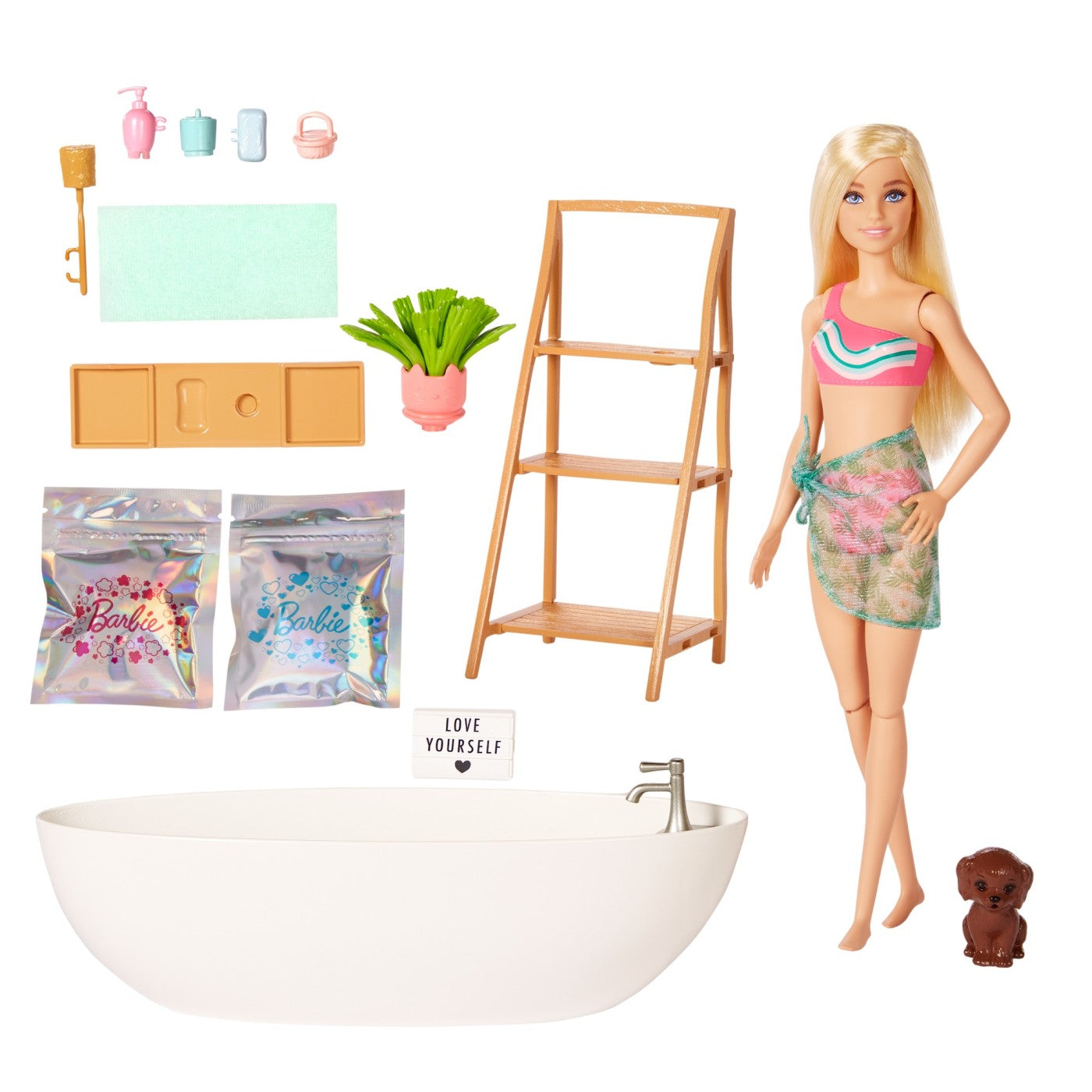 BABRIE SELF CARE SET PAPUSA SI BAIE CU CONFETTI Mattel - Imagine 7 [ps:e9d3bbe6-4440-41ca-954d-43e149819a05]