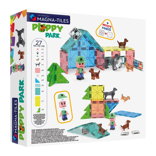 MAGNA-TILES Puppy Park - Set Jucării Magnetice, 27 piese - Default Title (5) [ps:c5a1473e-8ca9-4f43-a3a0-8319ff1db008]