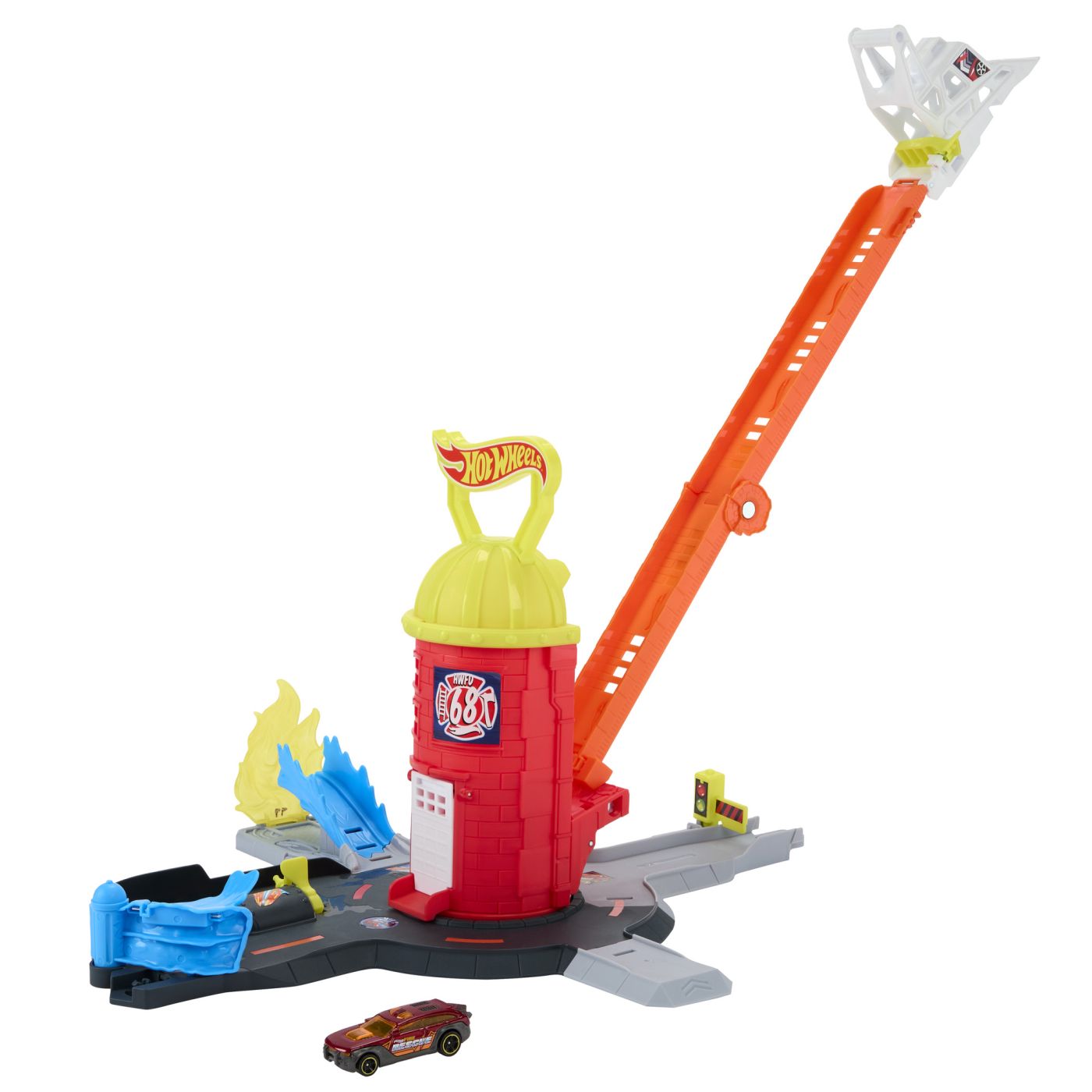 HOT WHEELS CITY SET DE JOACA SUPER STATIE DE POMPIERI CU - Imagine 6 [ps:1ca73f50-5ea9-49ae-a527-5aa4d9372e90]