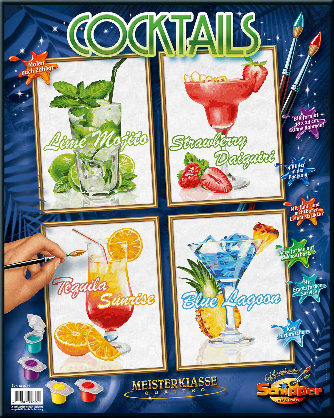 KIT PICTURA PE NUMERE SCHIPPER COCKTAIL-URI Simba - Imagine 6 [ps:ba5c6278-49e3-4ba1-a8af-9b34c501df4a]