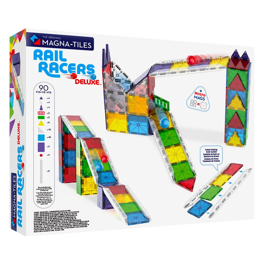 MAGNA-TILES Rail Racers Deluxe, 90 piese - Jucărie - Default Title (5) [ps:74fddc83-31f0-4ce3-9d14-3cec2cc142b9]