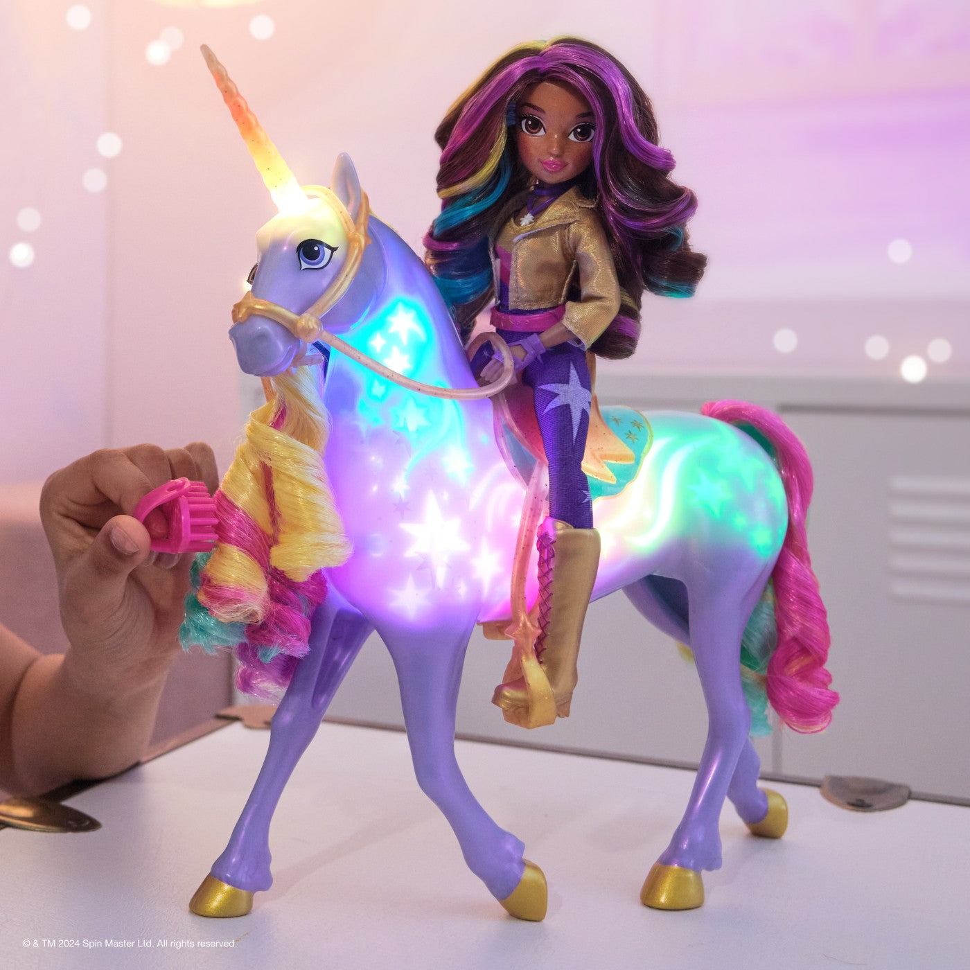 UNICORN ACADEMY SET SOPHIA SI WILDSTAR LUMINA DE - Imagine 5