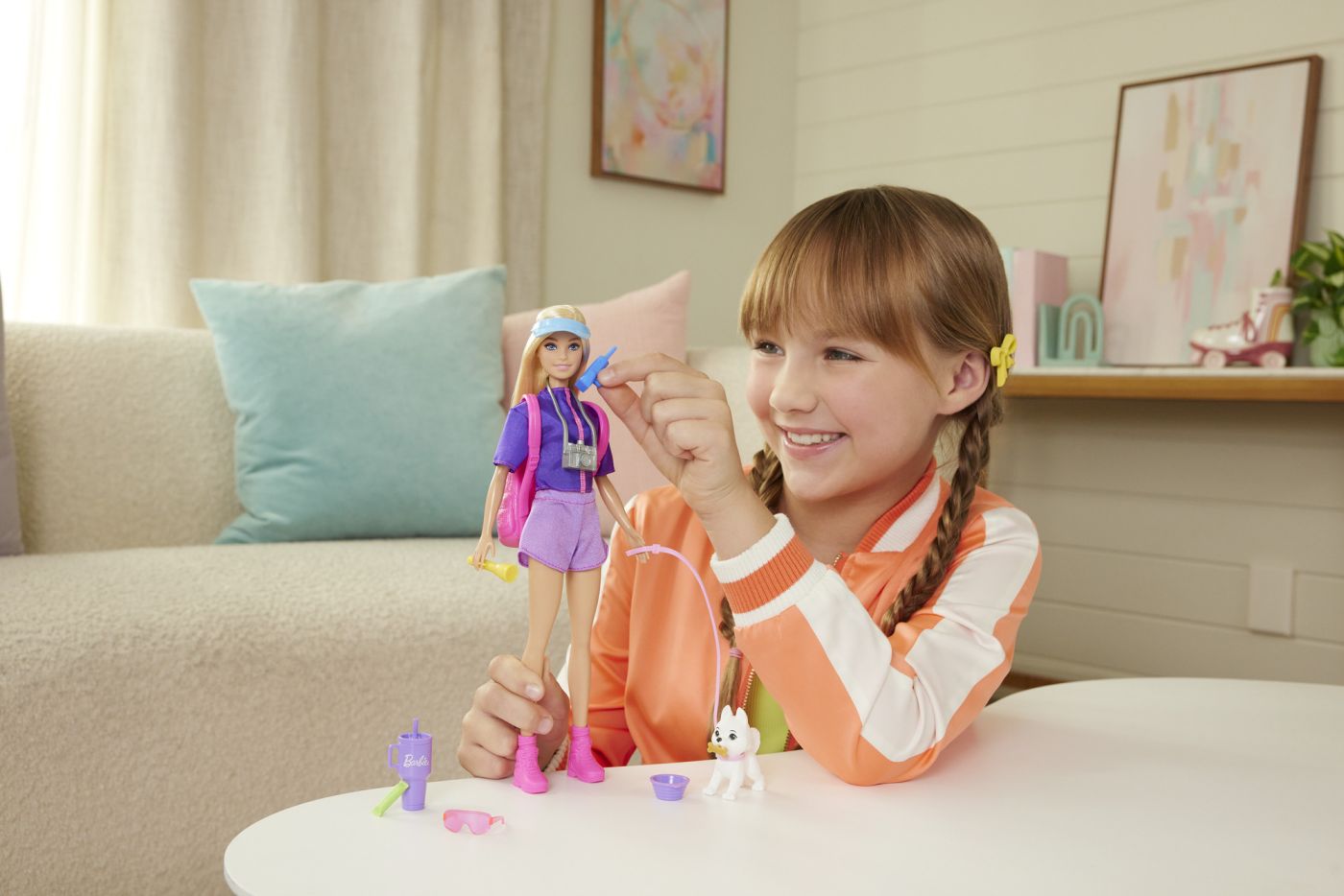 BARBIE FAMILY AND FRIENDS SET PAPUSA BARBIE MALIBU SI - Imagine 3 [ps:4f3cc3e6-5ff8-4701-ac0d-58402491fe7b]