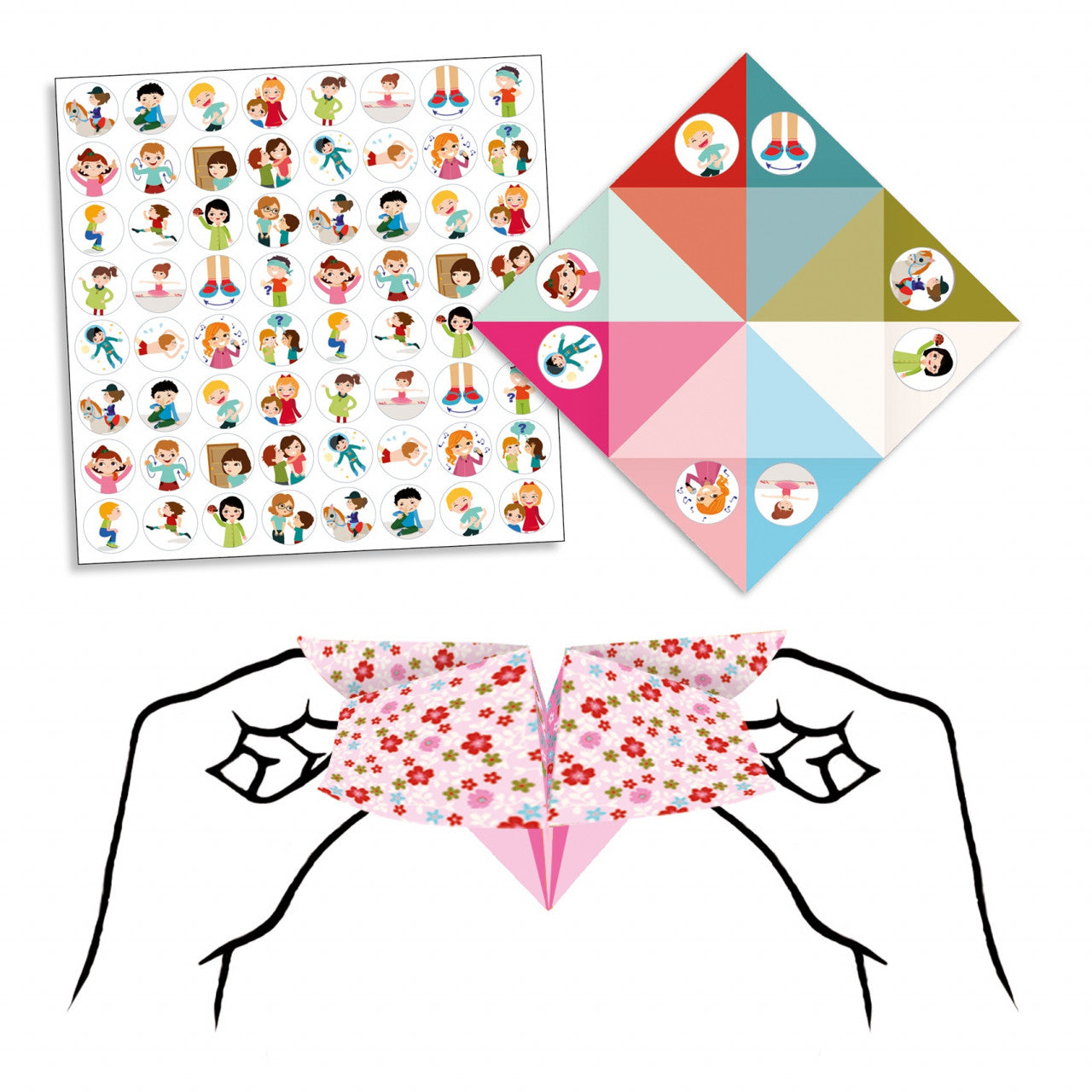 Joc creativ Initiere origami roz, Djeco [ps:81e6c967-0329-4c89-aedf-1b23fdfbeb6f]