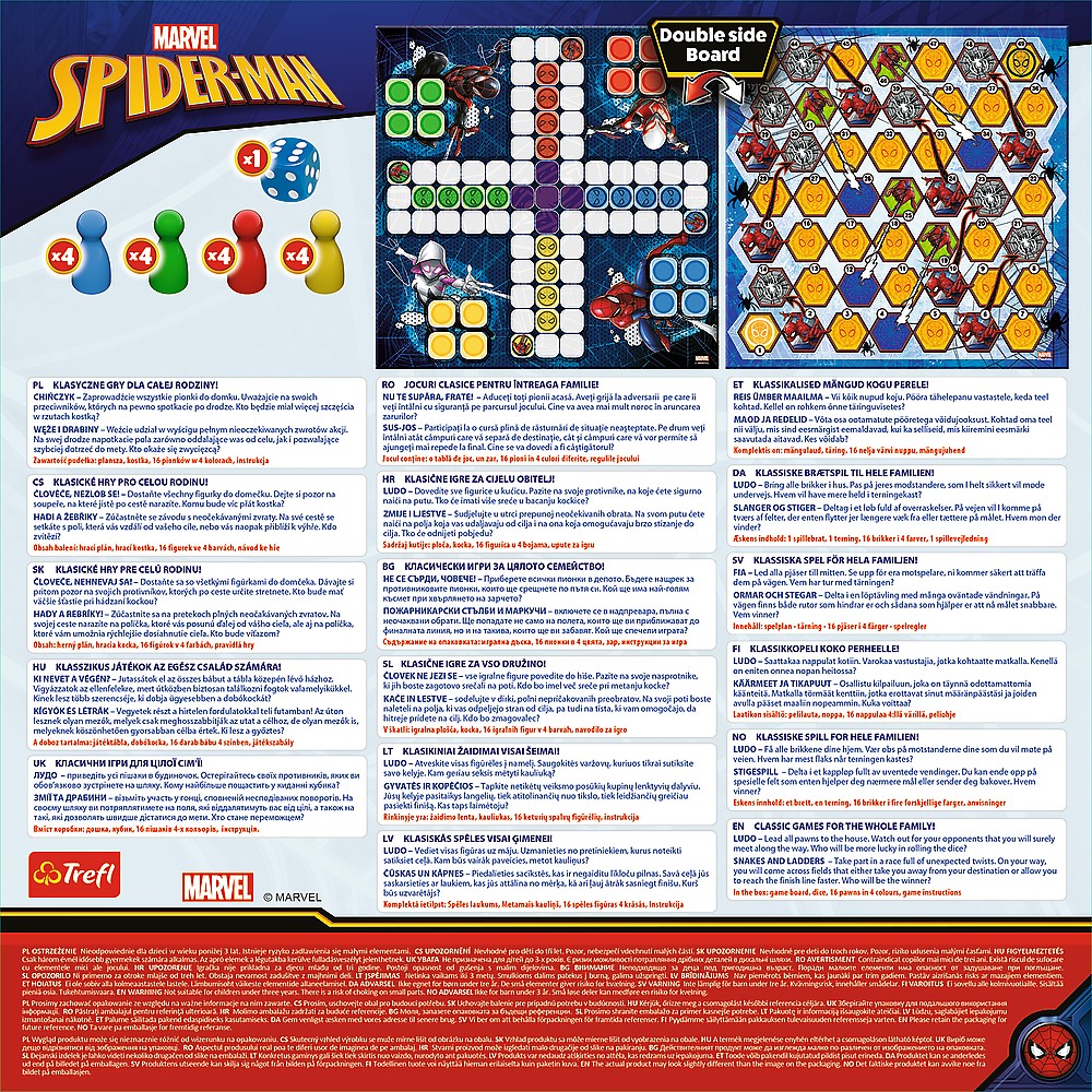 JOC SPIDERMAN 2IN1 LUDO SI SERPISORI SCARI Trefl - Imagine 3 [ps:596d1b26-e5f3-4373-93de-1f0ac8c7e366]