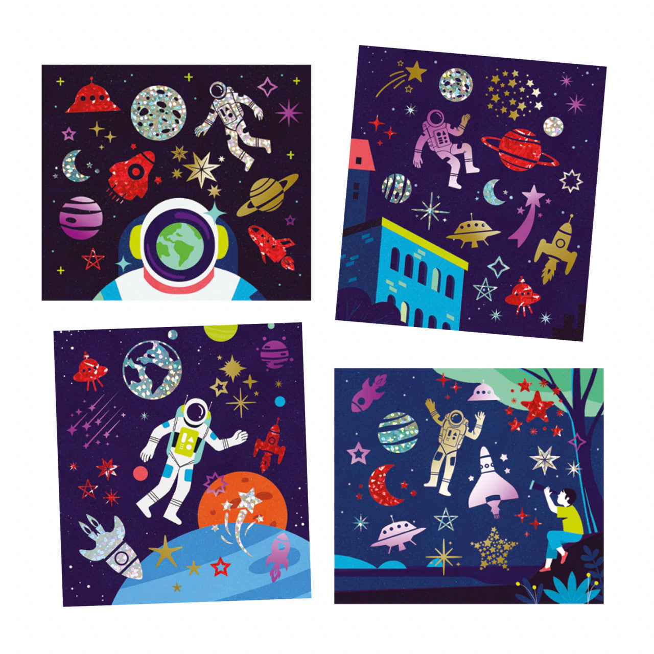 Set creativ transfer Cosmos, Djeco [ps:11464245-b24a-4430-bfd2-fed8bd067d05]