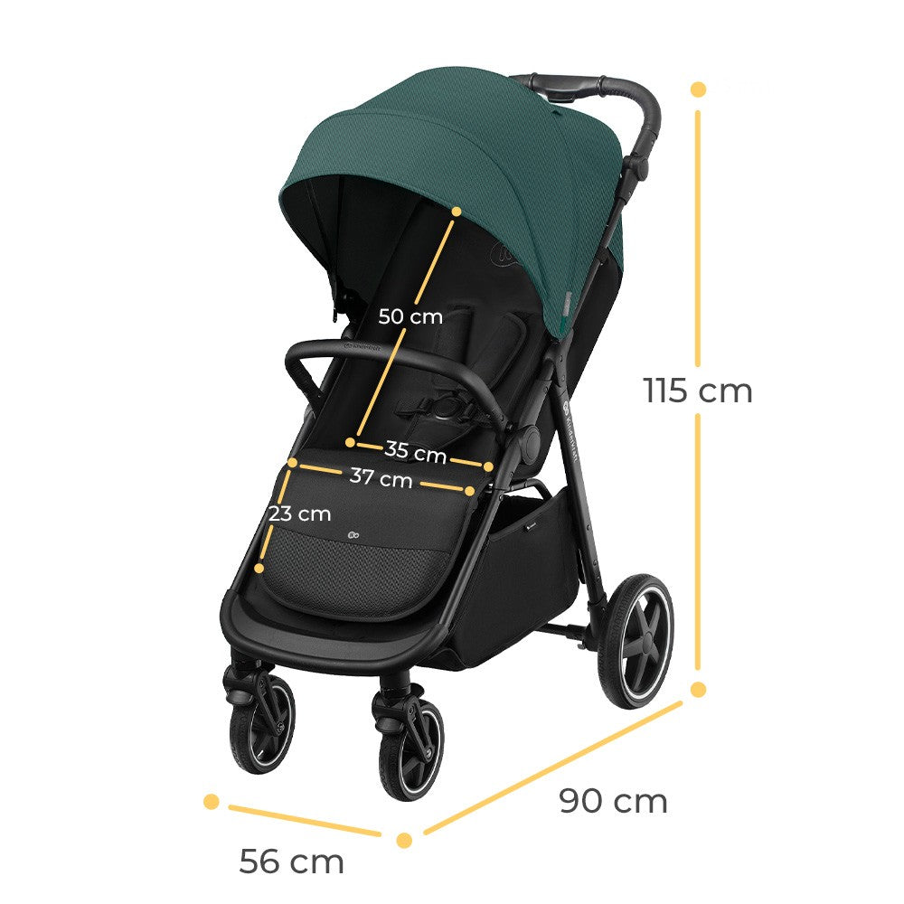 CARUCIOR SPORT KINDERKRAFT ROUTE, EMERALD GREEN - Verde [ps:f75a6cf7-1a98-4bdc-96ea-e860eaf8c110]
