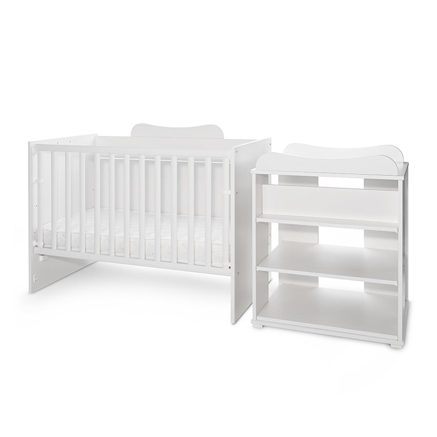 Pătuț Modular Multifuncțional Lorelli Multi, White Orchid - alb (5) [ps:63d95219-58b4-4935-ac9a-75ff9c17dfb4]