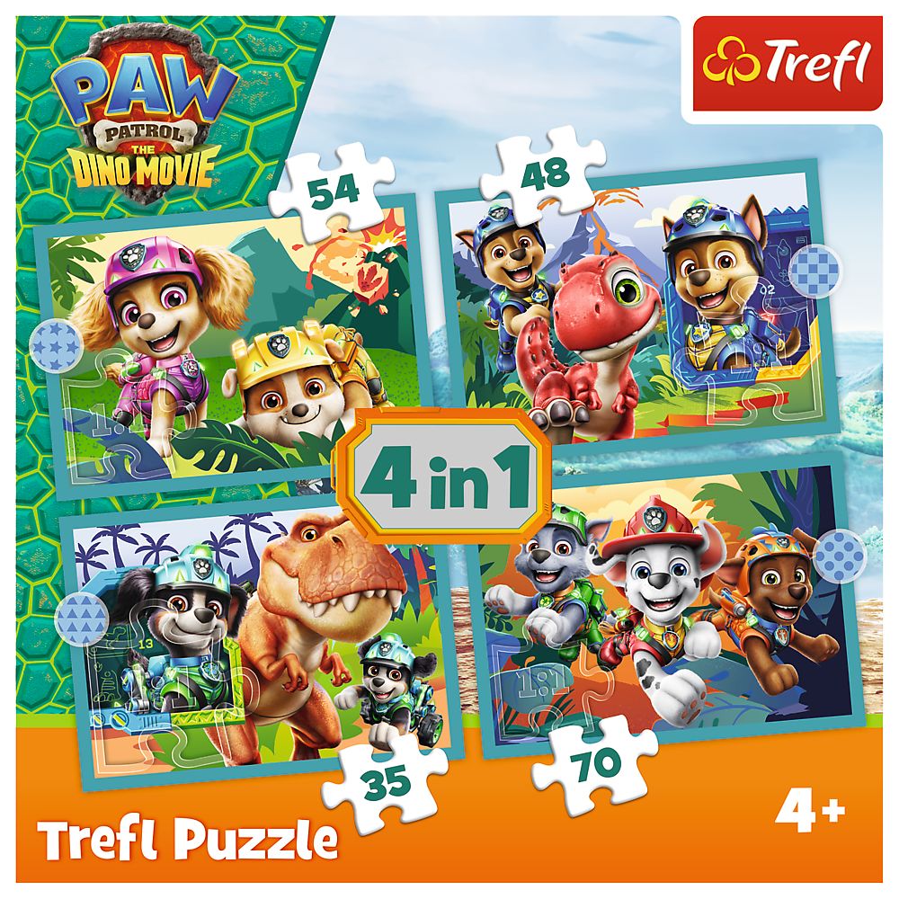 Puzzle Trefl 4în1 Patrula Cățelușilor - Insula Dinozaurilor - Default Title (5) [ps:4f489249-fdf4-4d89-a4ec-dffdda5252ac]