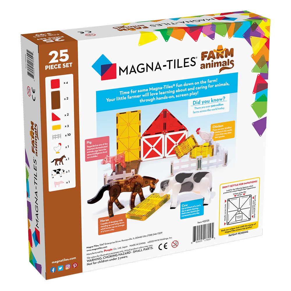 MAGNA-TILES Farm Animals - Set Magnetic de Construcție - Default Title (5) [ps:e39608c5-bfb3-4b7a-8f65-b33c225134bc]