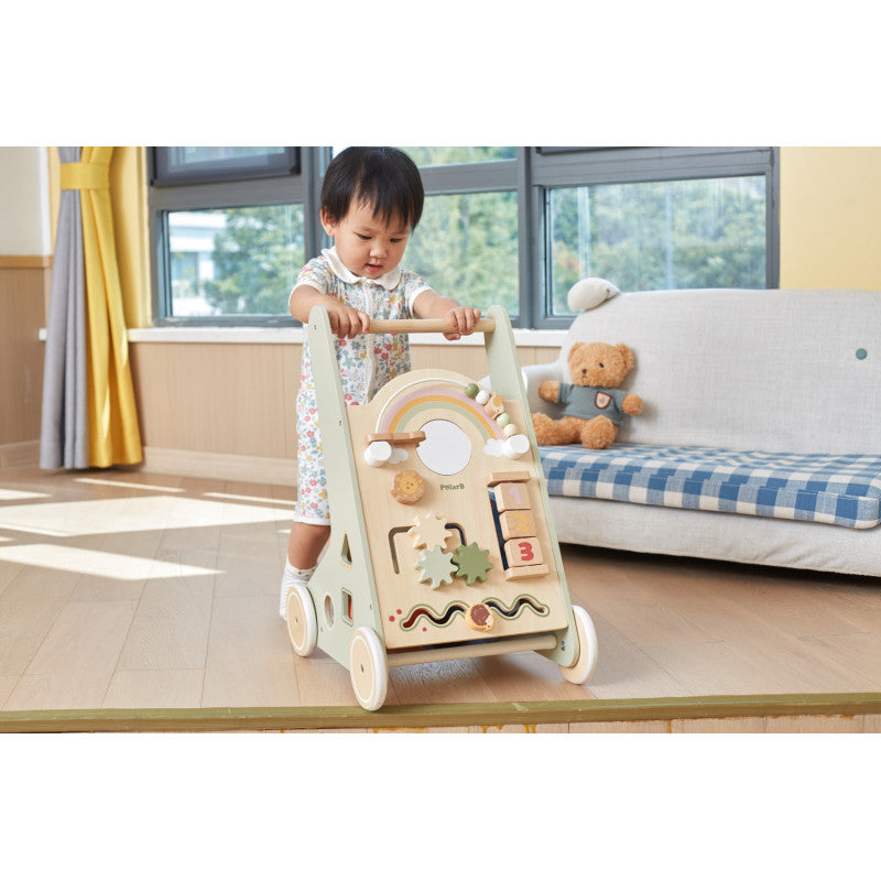 Antemergator verde cu activitati Montessori, PolarB Viga [ps:3361bee7-69f0-4a6a-9e89-cd4b44ef2ea3]