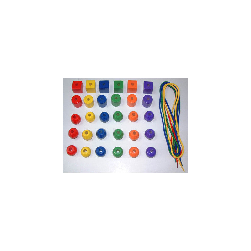 Set 30 de margele din lemn de insirat, Viga [ps:017559f2-58ab-4b73-a2d2-f9d8ecd1c8c2]