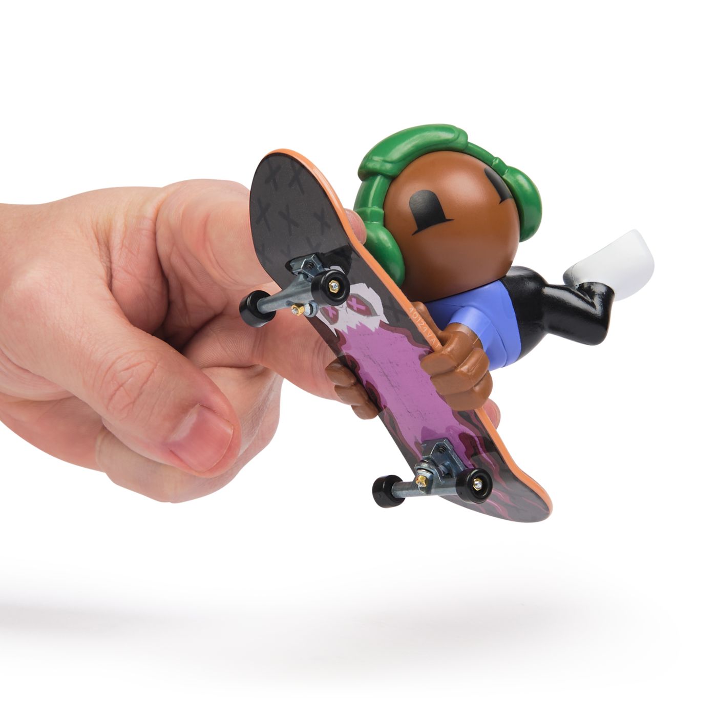 TECH DECH SK8 CREW PACHET PLACA SI FIGURINA 9.6CM CASTI VERZI [ps:c6680541-f790-4f04-b44e-efc3c43478b4]