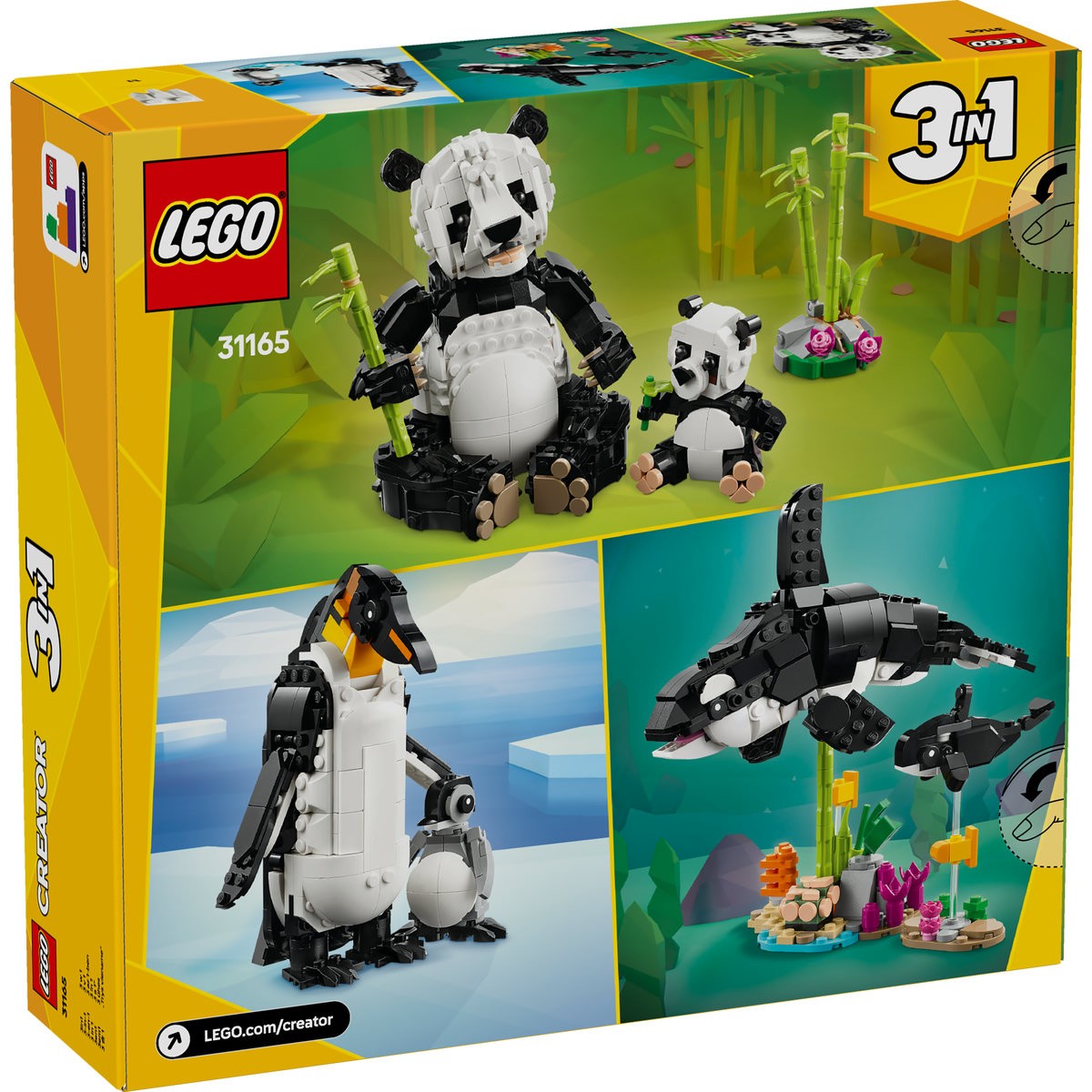 LEGO CREATOR ANIMALE SALBATICE: FAMILIA DE URSI PANDA 31165 - Imagine 8 [ps:65c6a5a5-a428-41a2-a797-f260ab8de704]