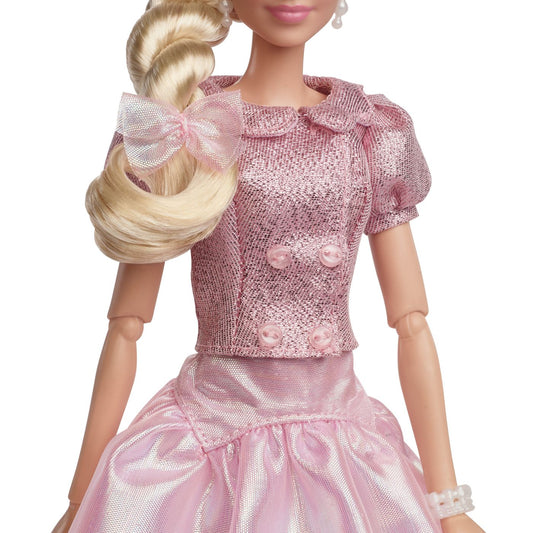 BARBIE THE MOVIE PAPUSA BARBIE CU ROCHIE ROZ Mattel - Imagine 5
