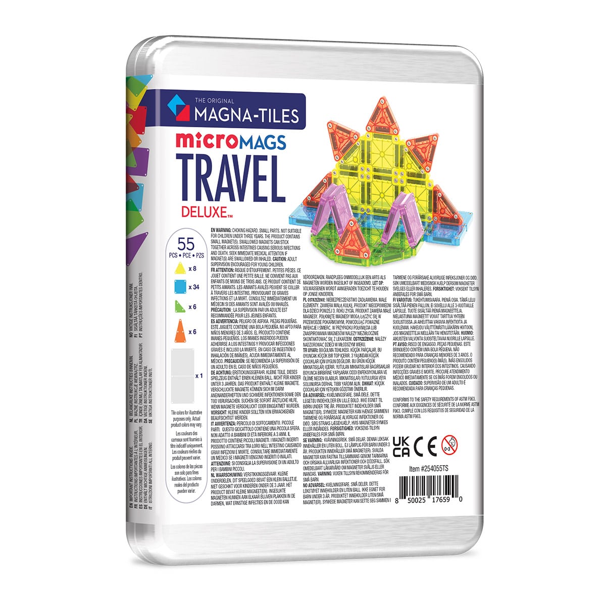 MAGNA-TILES microMAGS Travel Deluxe, 55 piese - Jucărie - Default Title (5) [ps:e600f3fb-2acf-42c0-9292-e35544119069]