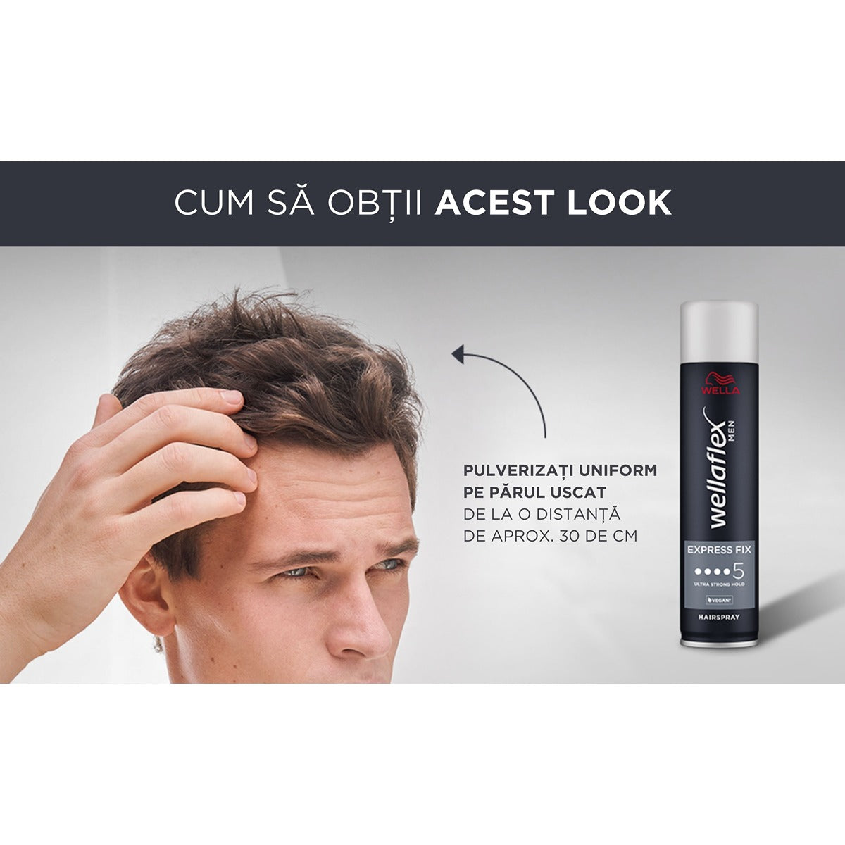 WELLAFLEX Men Express Fix, fixativ pentru coafat, cu - Imagine 8 [ps:61b566b7-34fa-4a55-905a-a2e70b20e8cc]