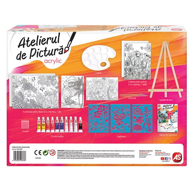 Atelier Pictură Acrilică Set Natură Jumbo | Jucării Creative - Default Title (5) [ps:4e764412-dfe0-456c-baf3-4cfd8c344b52]