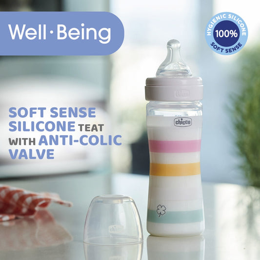 Biberon Chicco WellBeing PP, tetina s., flux mediu, - Default Title (5) [ps:602b32b9-3540-49cd-af7b-9e617454181e]