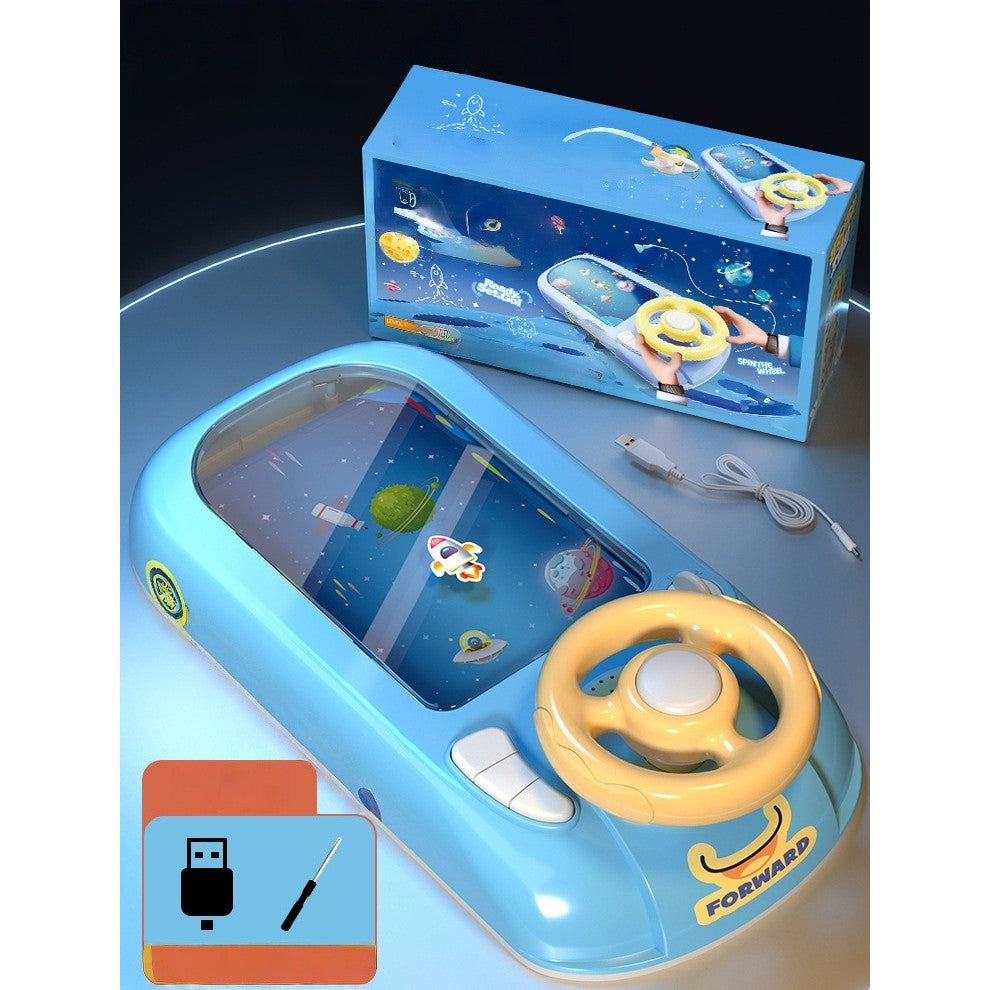 Simulator Condus Flippy, Volan Interactiv 3-6 Ani, Verde - Albastru (5) [ps:e99b4992-92b1-4357-ab10-296eb25ce8d0]