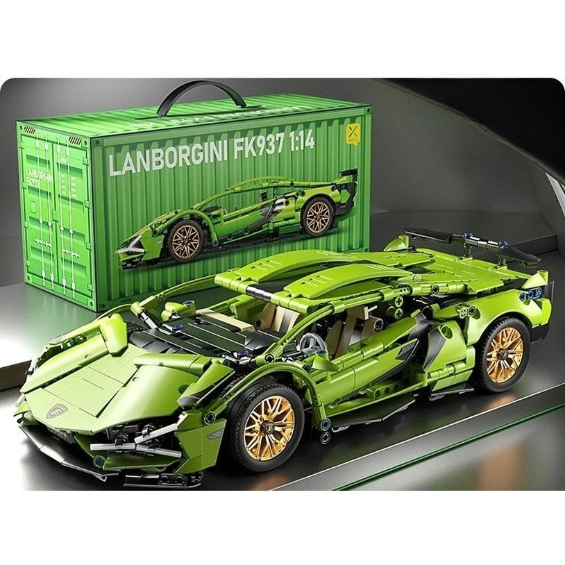 Joc de Construit Lamborghini Flippy, 1280 Piese, Verde, 6+ - Default Title (5) [ps:a2f34deb-935e-41aa-ba6b-28f5bf181ebc]