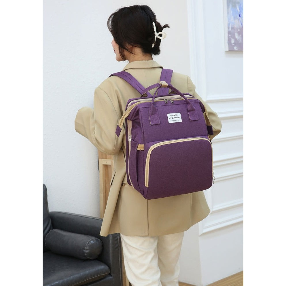 Rucsac Multifunctional Flippy cu Patut Pliabil | infant.ro - Mov (5) [ps:790c3382-2c00-4c01-8684-ed39b7060e16]