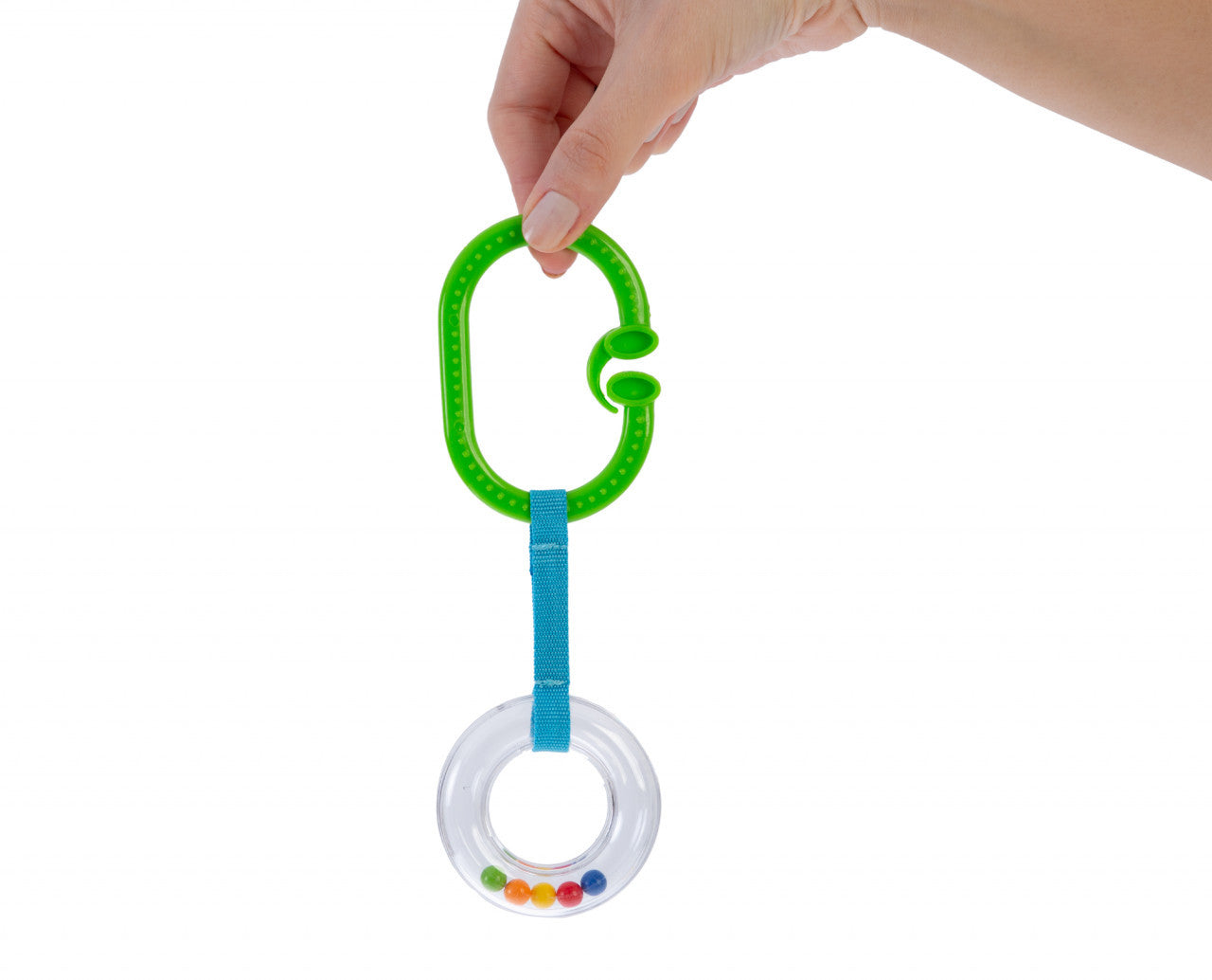 Zornaitoare cu prindere ovala pentru carucior BabyJem - Verde