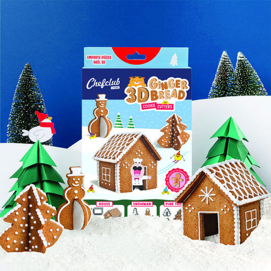 Set de forme Casuta in turta dulce 3D, Chefclub kids [ps:fa82c25b-89d5-4012-85e6-55a022066730]