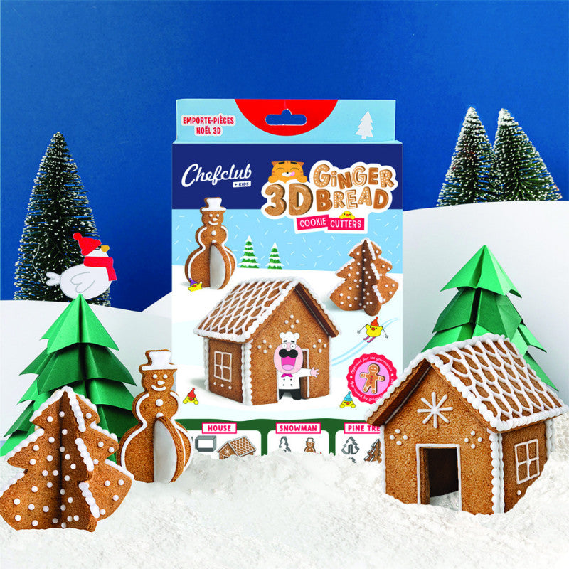 Set de forme Casuta in turta dulce 3D, Chefclub kids [ps:fa82c25b-89d5-4012-85e6-55a022066730]