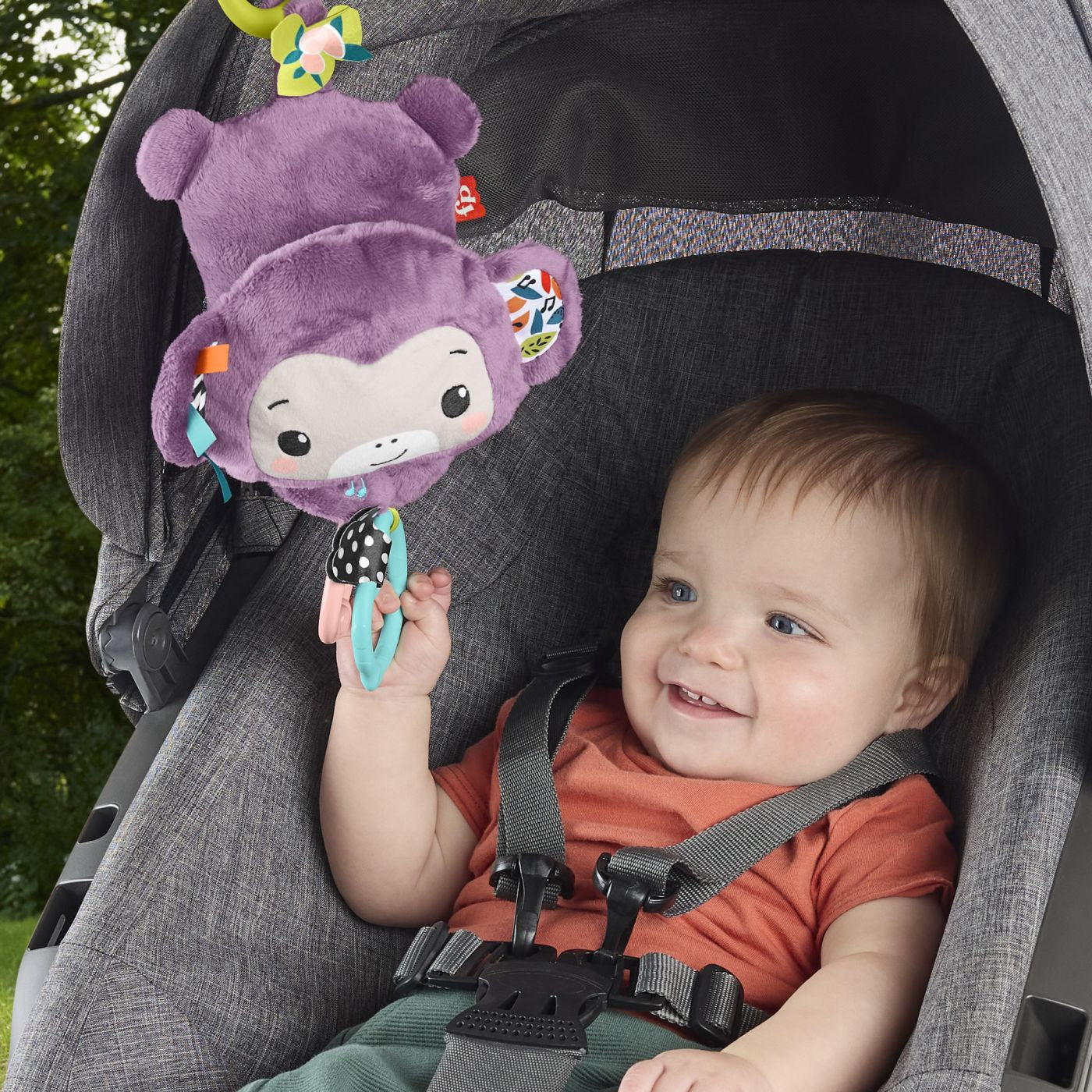 FISHER PRICE JUCARIE DE AGATAT MAIMUTICA MOV MUZICALA Mattel - Imagine 5