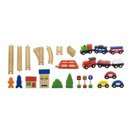 Set de trenulete din 49 de piese [ps:132e3f8e-4957-4e97-8c21-4ea0db2303bd]
